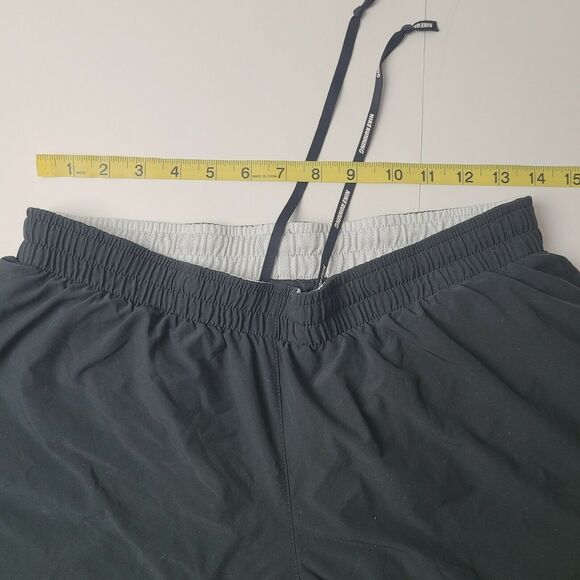 Nike Women's Dri Fit Black Running Athletic Shorts Back Pocket Size Large - Picture 4 of 8